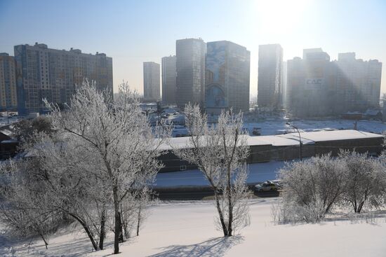 Зима в Новосибирске