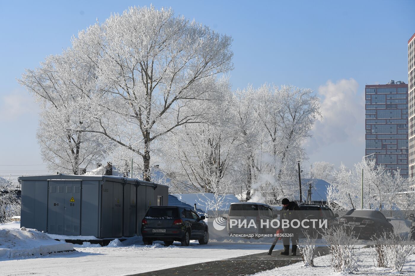 Зима в Новосибирске