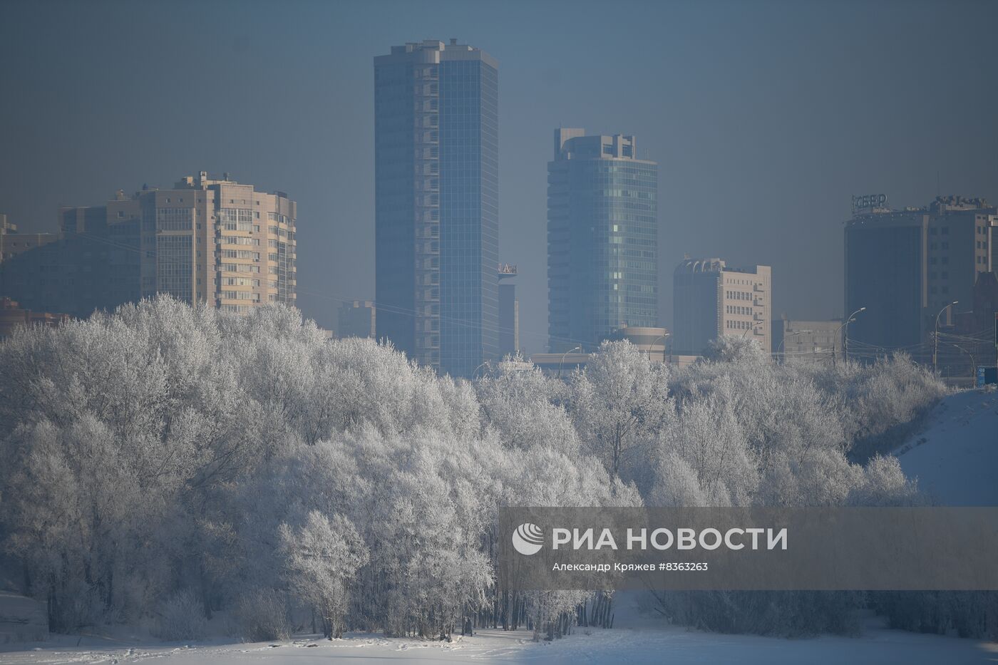 Зима в Новосибирске