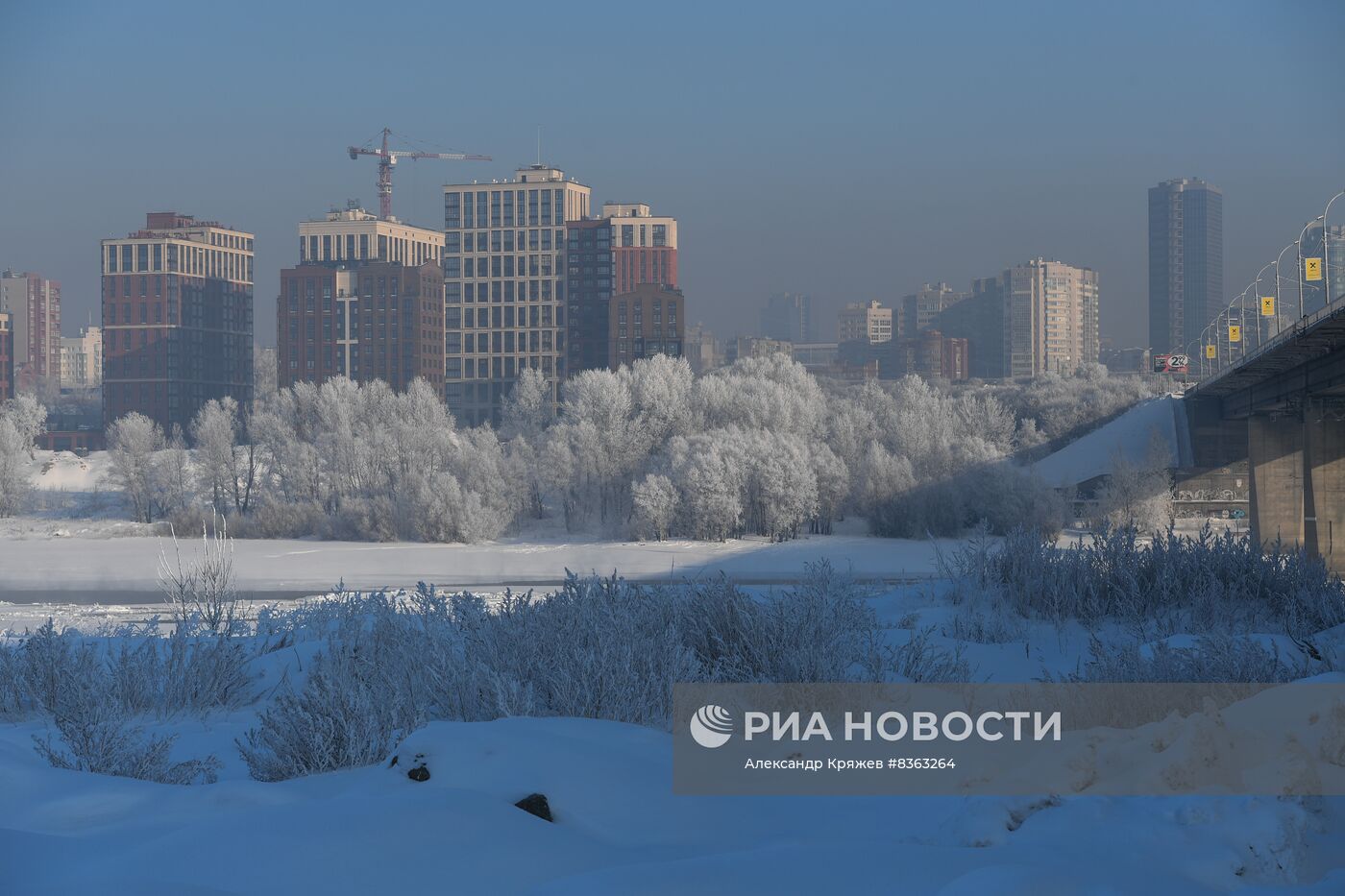 Зима в Новосибирске