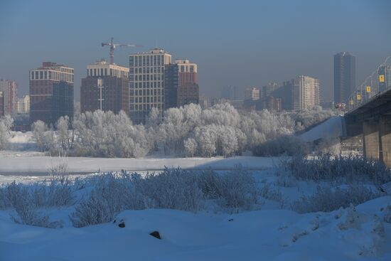 Зима в Новосибирске