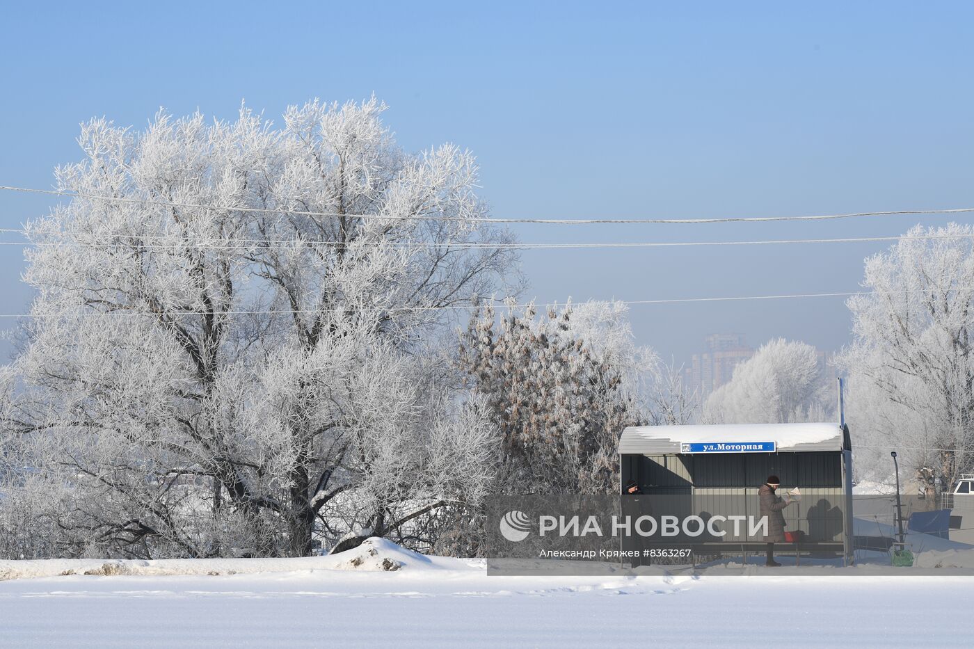 Зима в Новосибирске