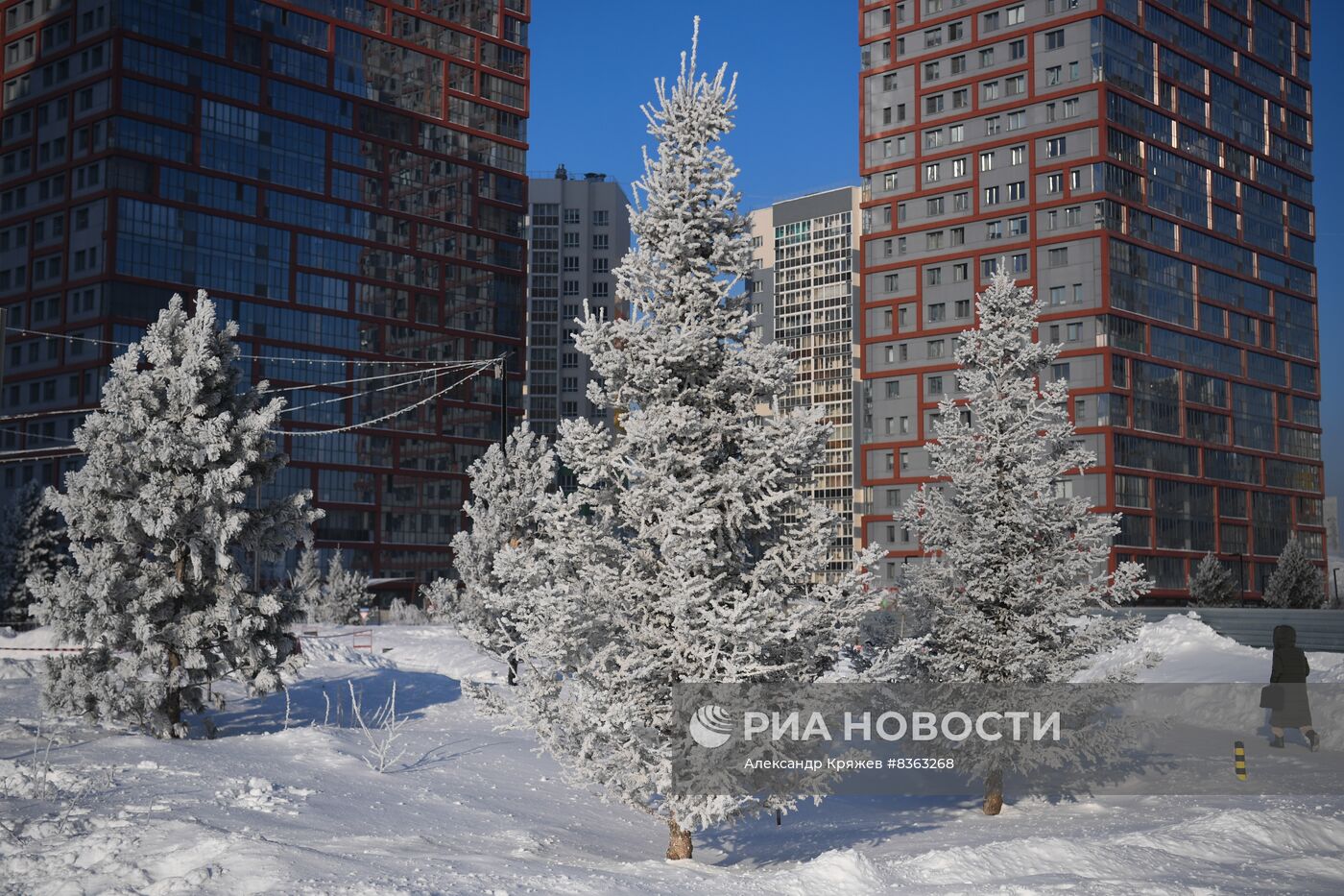 Зима в Новосибирске