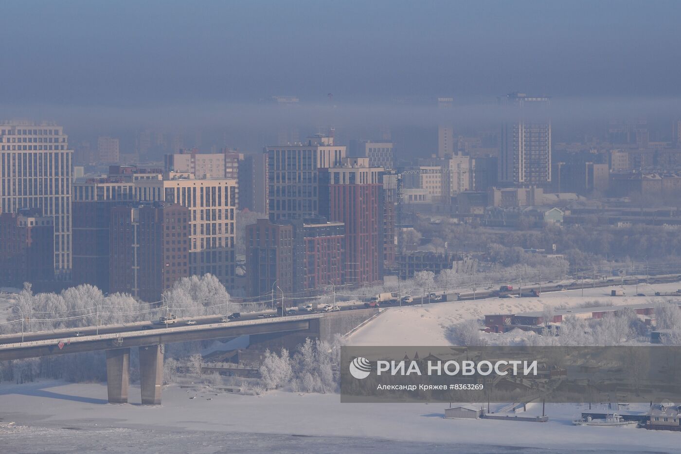 Зима в Новосибирске