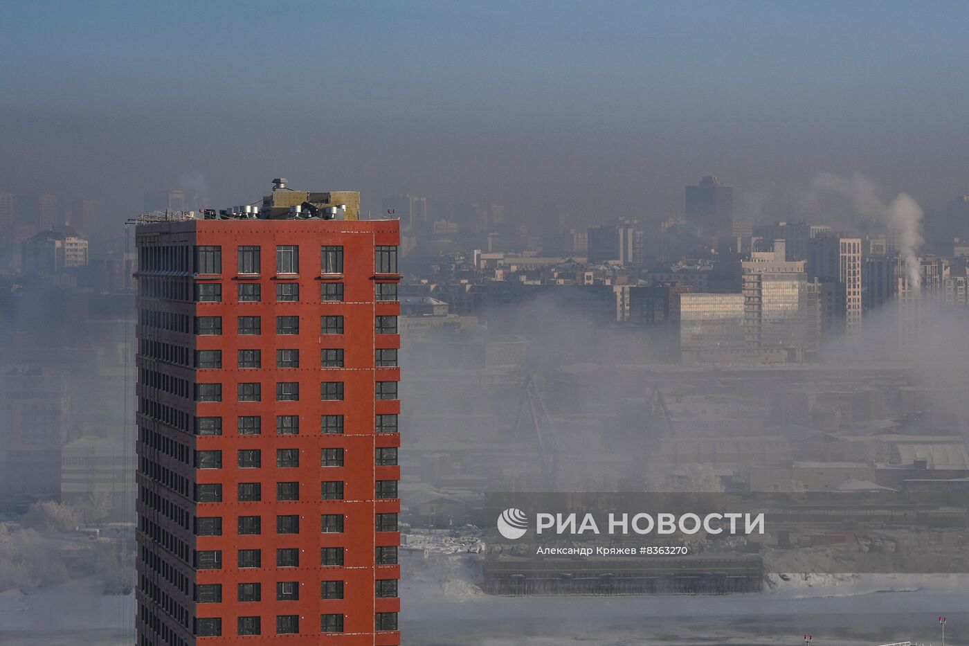 Зима в Новосибирске