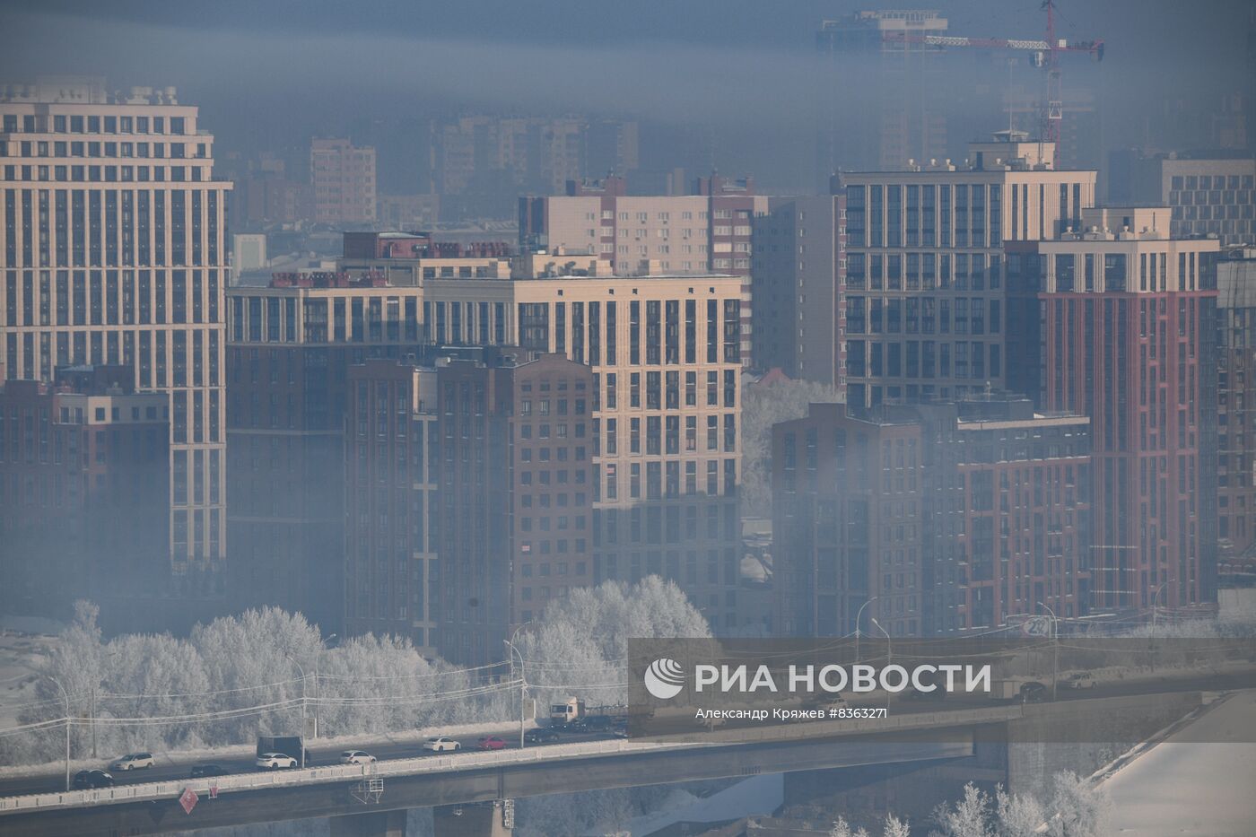 Зима в Новосибирске