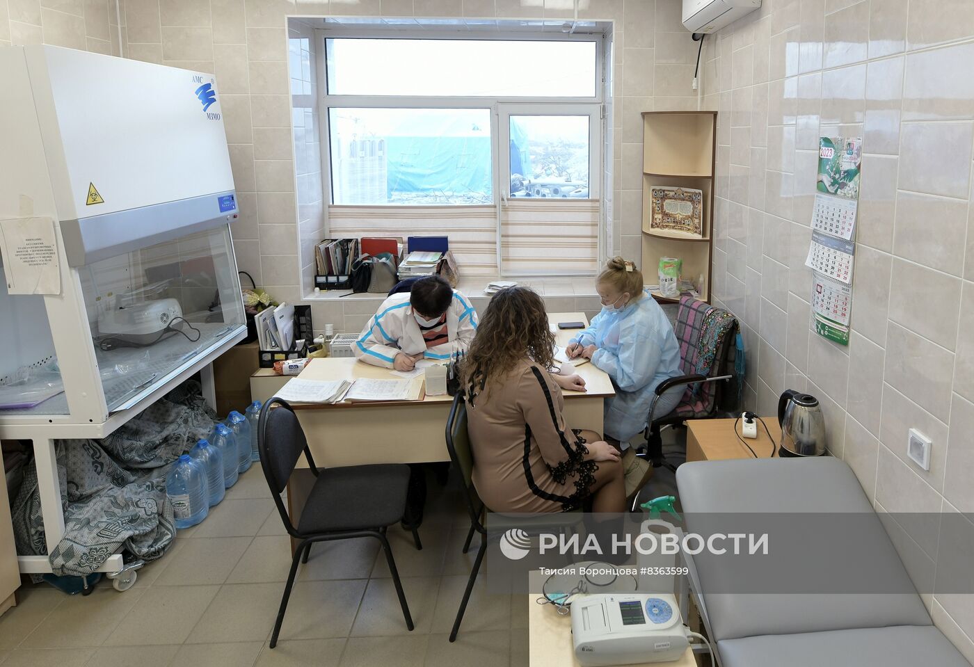 Работа медучреждений в Волновахе