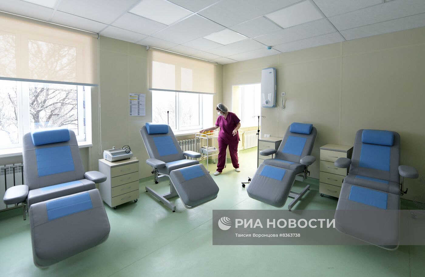 Работа медучреждений в Волновахе