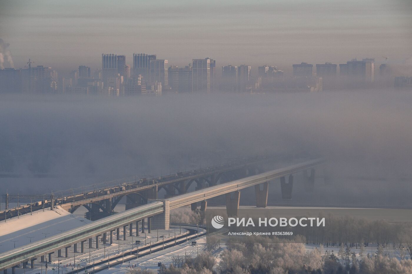 Зима в Новосибирске