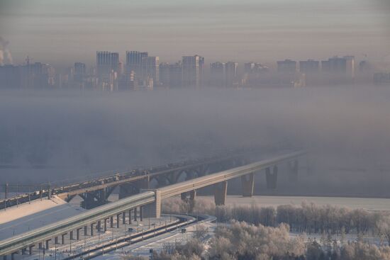 Зима в Новосибирске