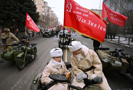 Парад войсковых частей Волгоградского территориального гарнизона