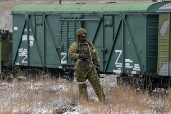 Работа железнодорожных войск в зоне СВО