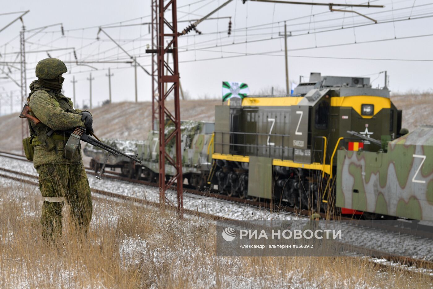 Работа железнодорожных войск в зоне СВО | РИА Новости Медиабанк