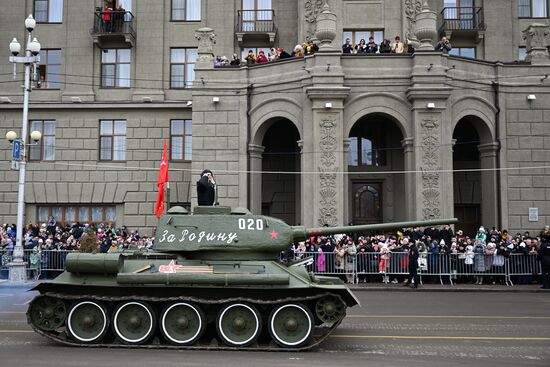 Парад войсковых частей Волгоградского территориального гарнизона