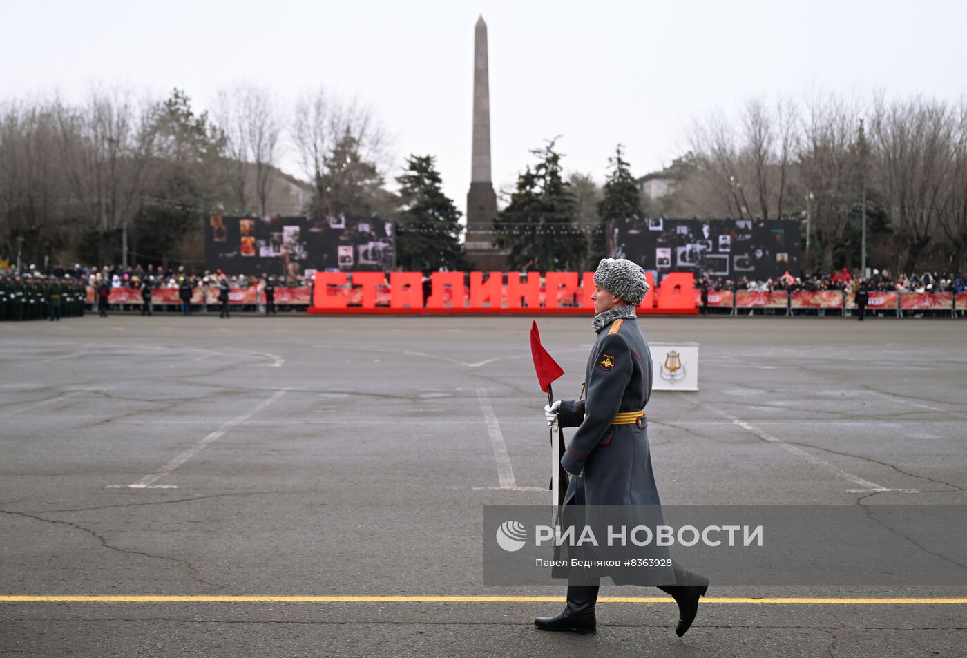 Парад войсковых частей Волгоградского территориального гарнизона