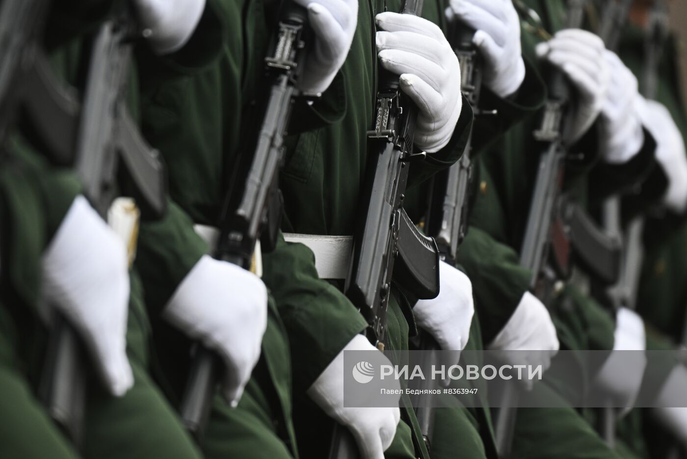 Парад войсковых частей Волгоградского территориального гарнизона