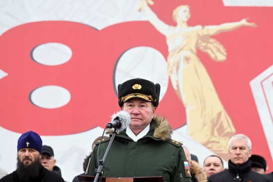 Парад войсковых частей Волгоградского территориального гарнизона