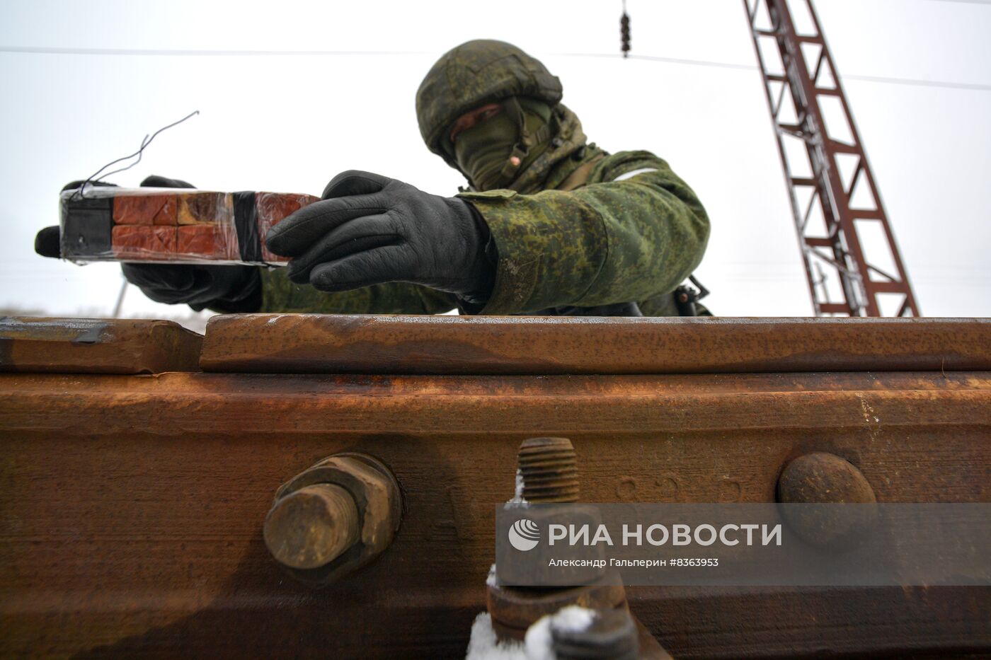 Работа железнодорожных войск в зоне СВО