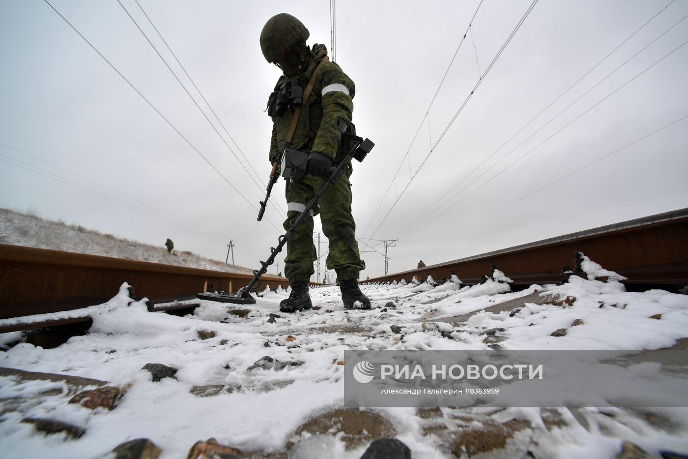 Работа железнодорожных войск в зоне СВО