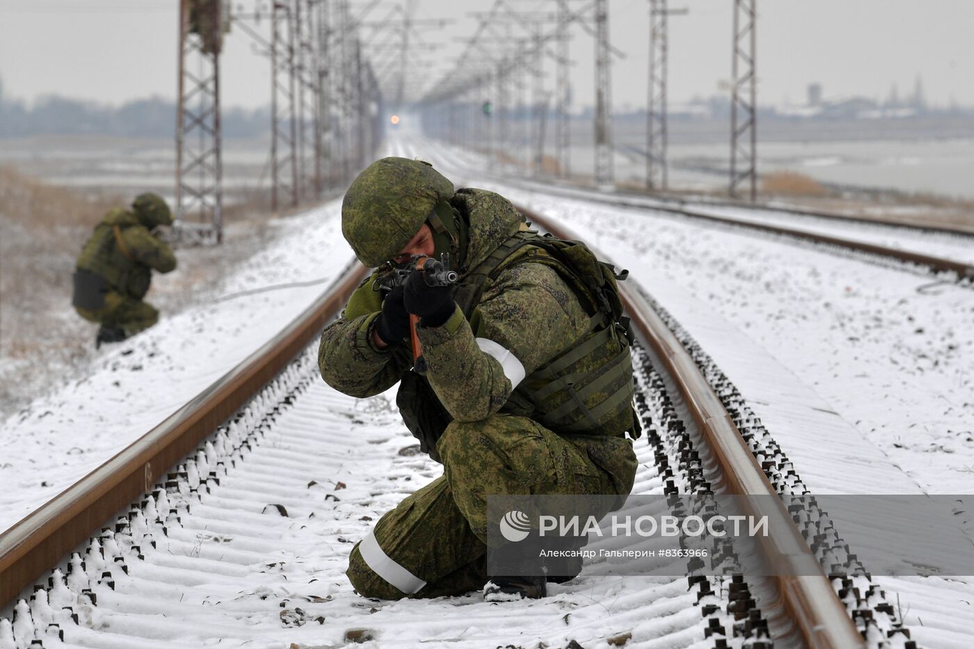 Работа железнодорожных войск в зоне СВО