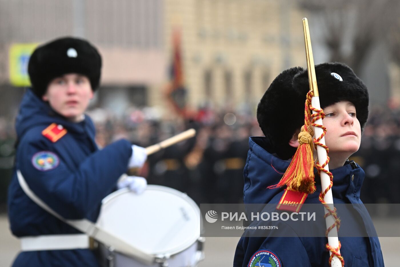 Парад войсковых частей Волгоградского территориального гарнизона