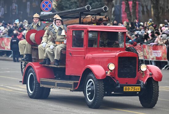 Парад войсковых частей Волгоградского территориального гарнизона