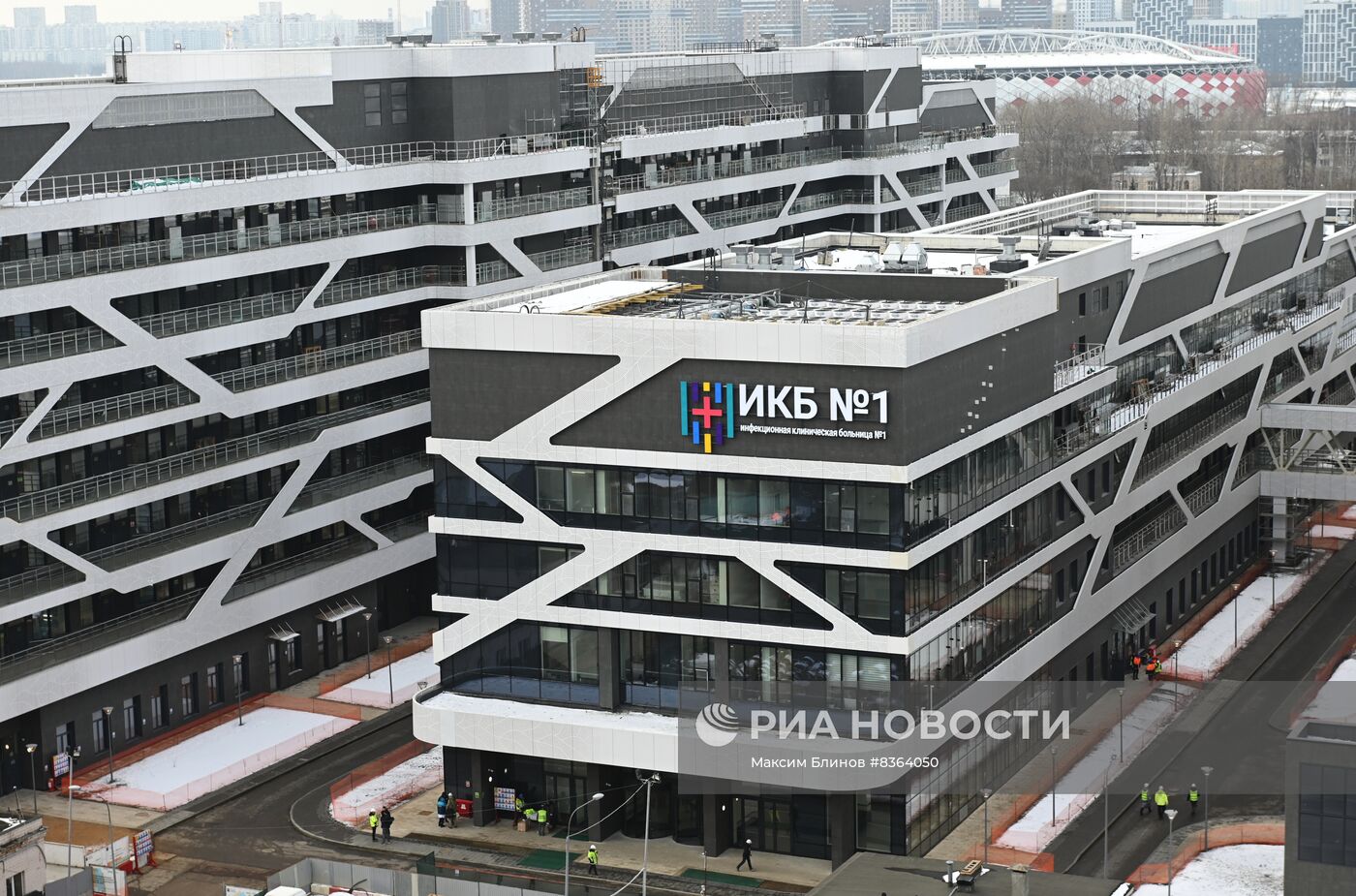 Строительство нового комплекса инфекционной клинической больницы №1 в Москве