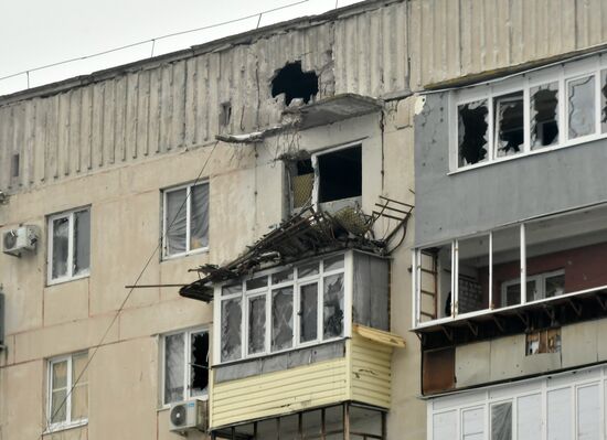 Разрушения в Северодонецке в ЛНР