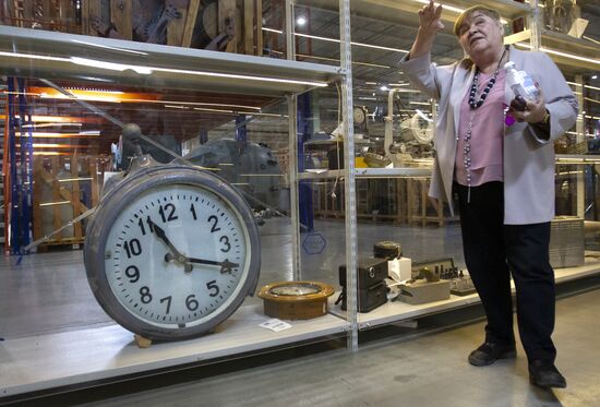 Отреставрированная часовая станция в Политехническом музее