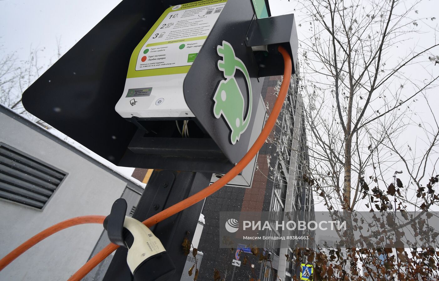 Электрические зарядные станции для электромобилей в Казани