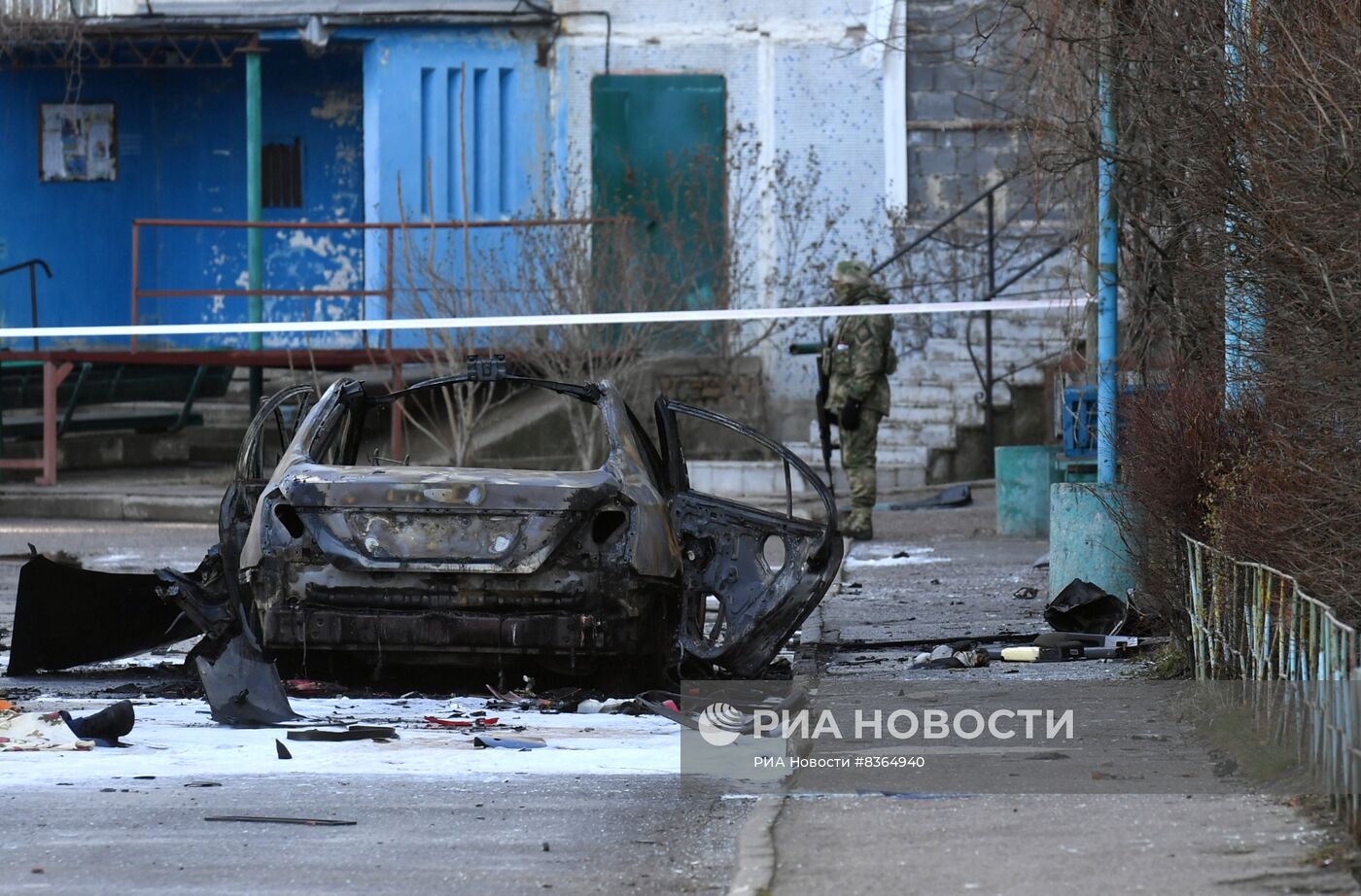 Автомобиль взорван в городе Энергодар Запорожской области