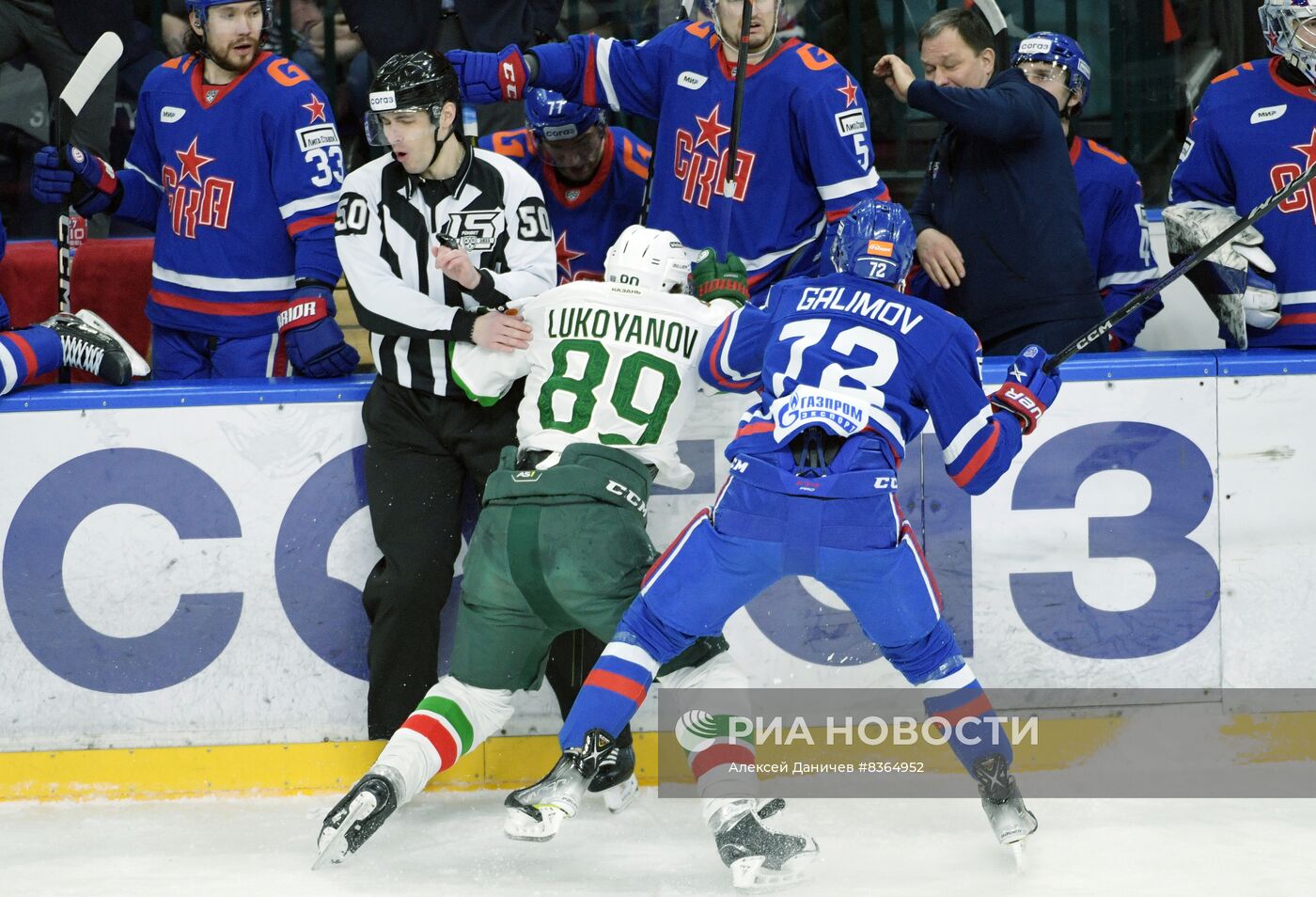 Хоккей. КХЛ. Матч СКА - "Ак Барс"