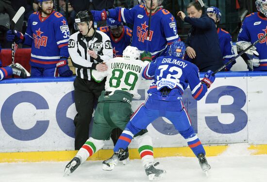 Хоккей. КХЛ. Матч СКА - "Ак Барс"