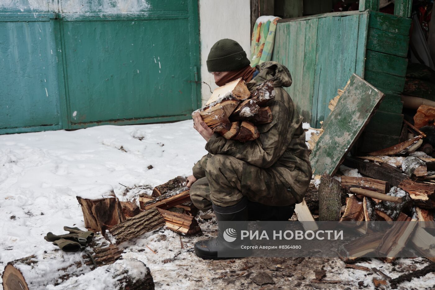 Бойцы на передовой Угледарского направления