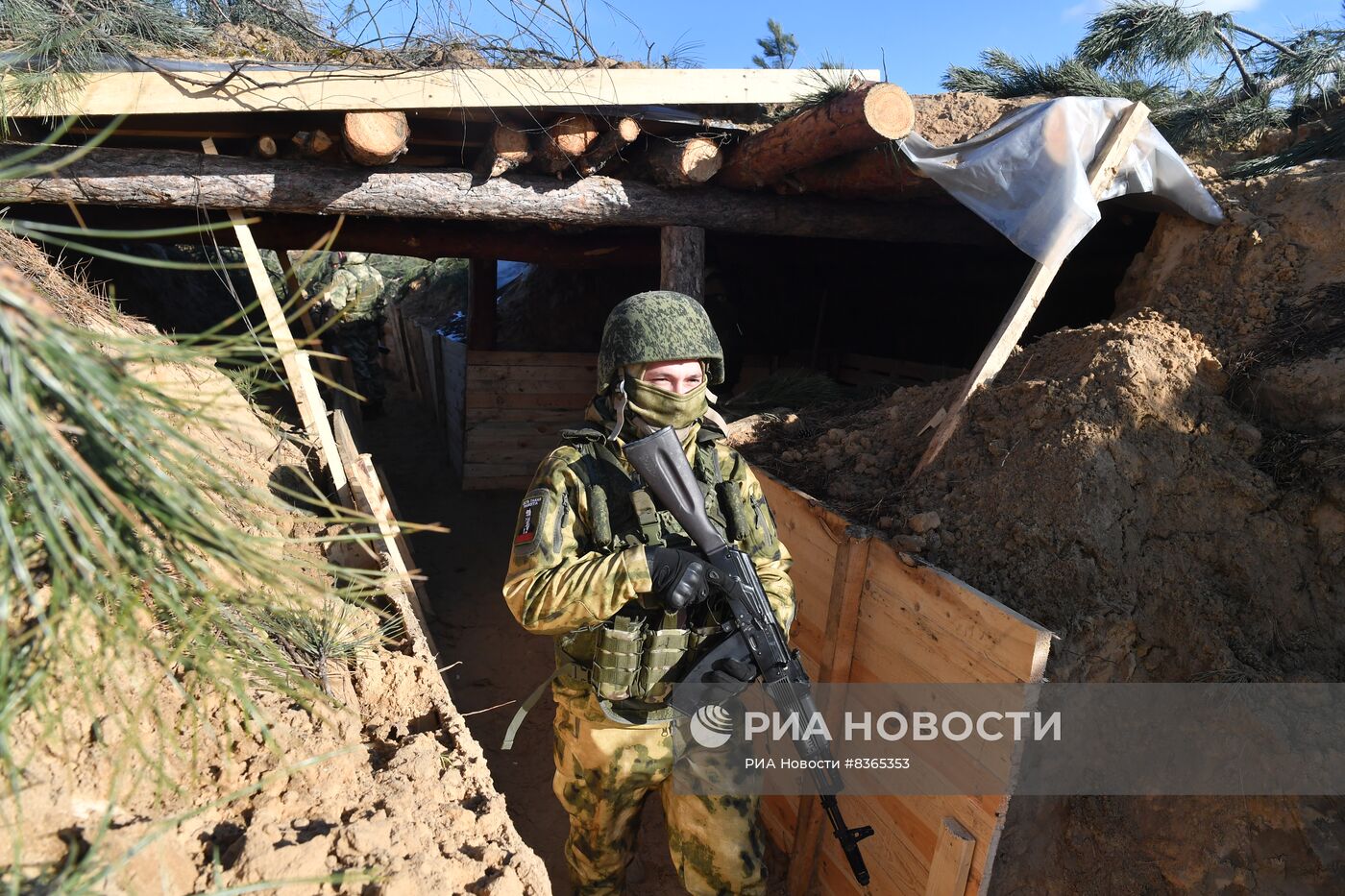 Позиции мобилизованных бойцов ВС РФ в южном секторе СВО