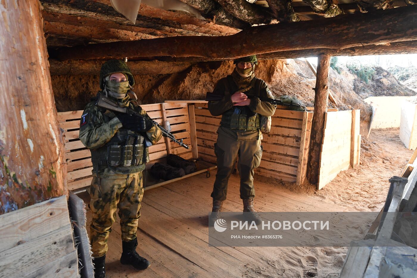 Позиции мобилизованных бойцов ВС РФ в южном секторе СВО