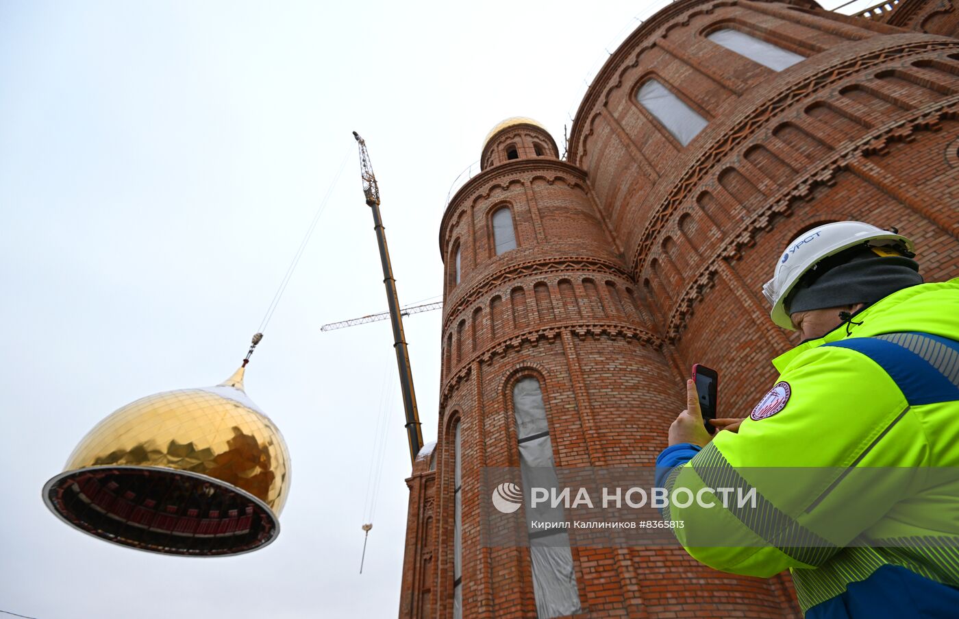 Строительство храма Успения Пресвятой Богородицы в Москве