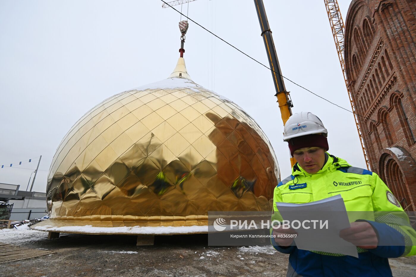 Строительство храма Успения Пресвятой Богородицы в Москве