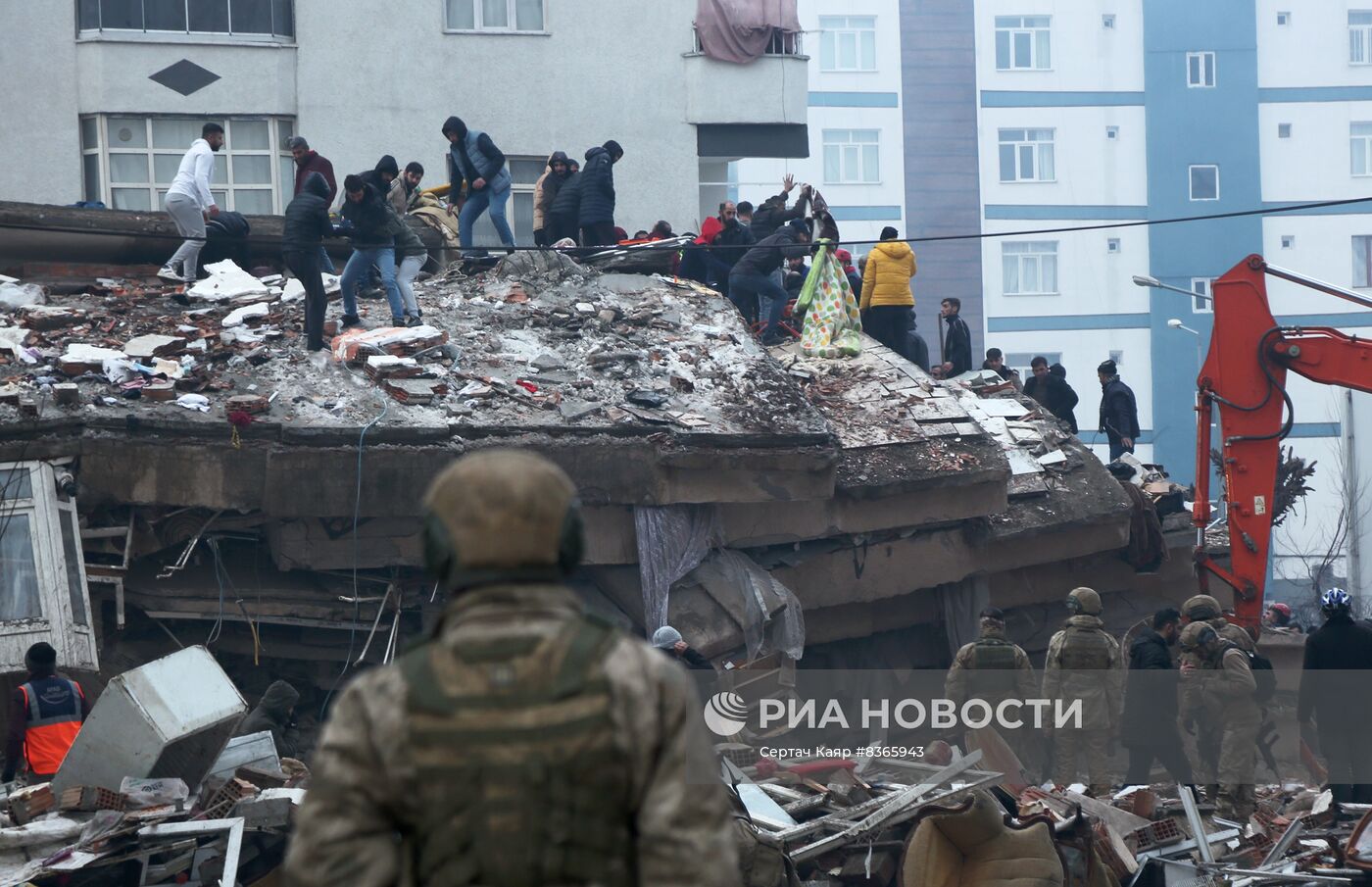 Последствия землетрясения в Турции