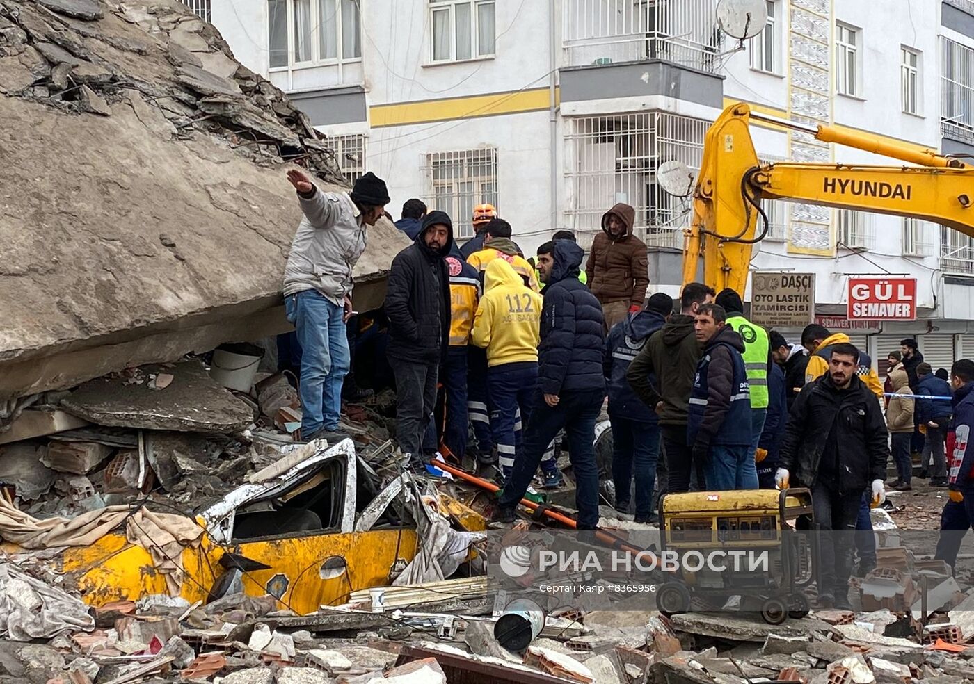 Последствия землетрясения в Турции