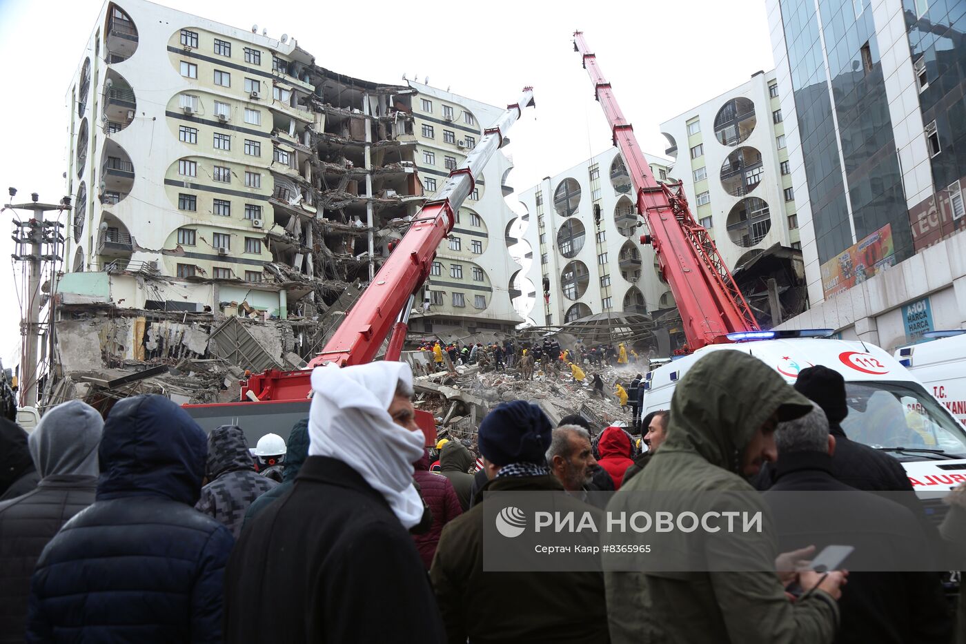 Последствия землетрясения в Турции