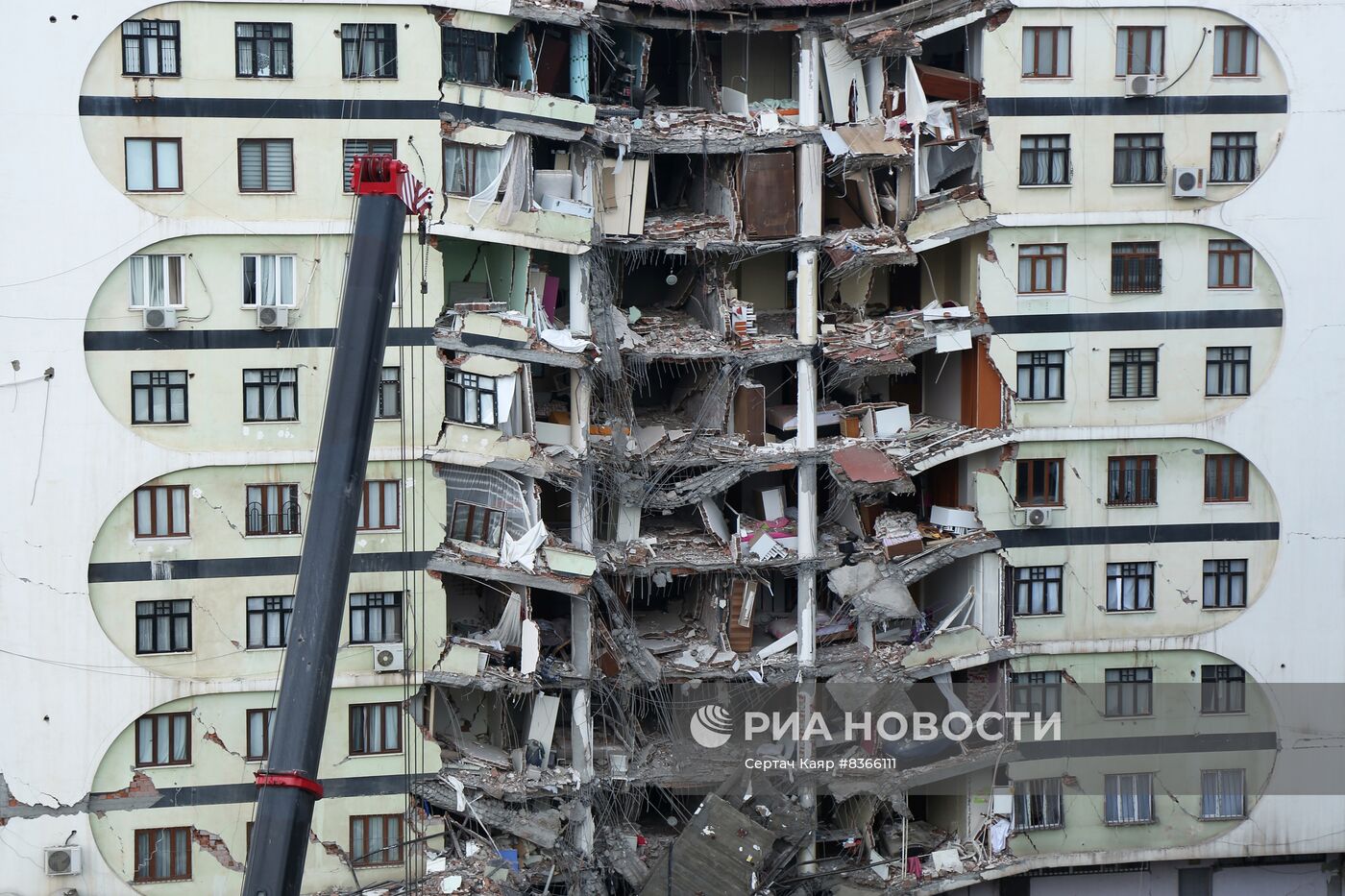 Последствия землетрясения в Турции