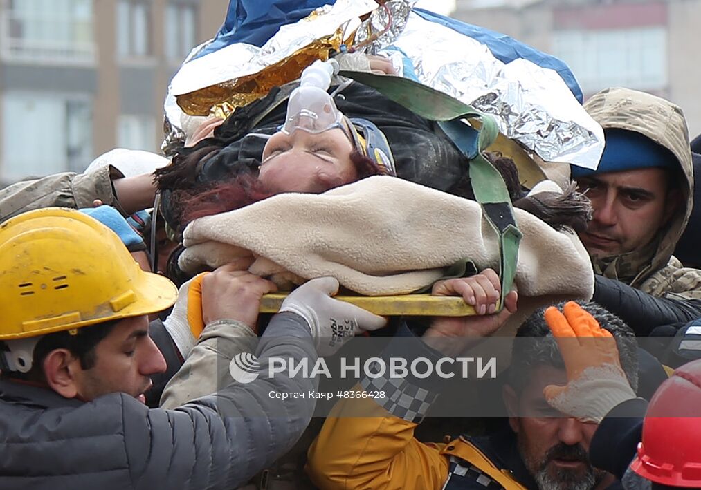 Ликвидация последствий землетрясения в Турции