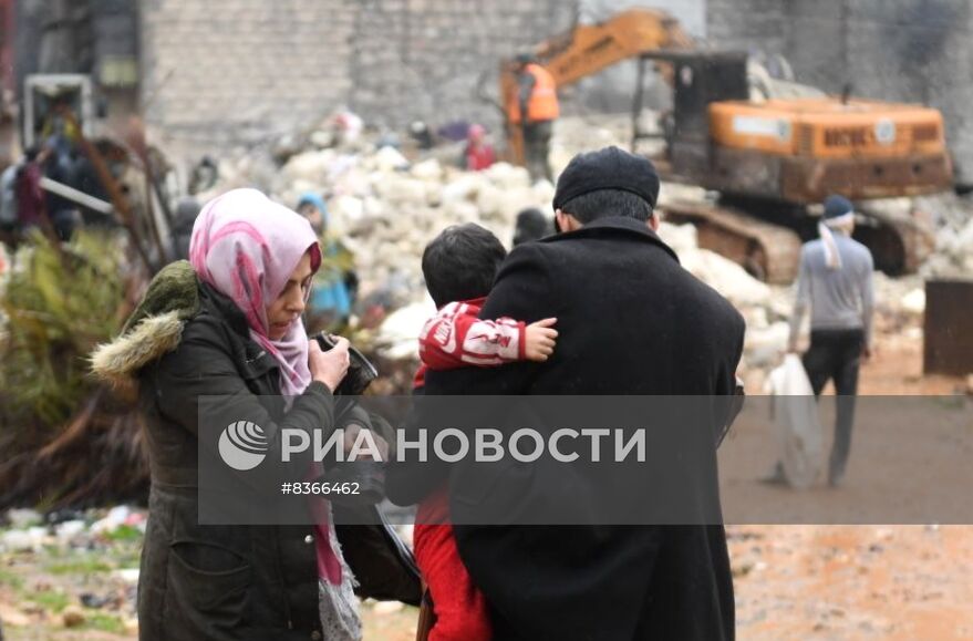 Ликвидация последствий землетрясения в Сирии