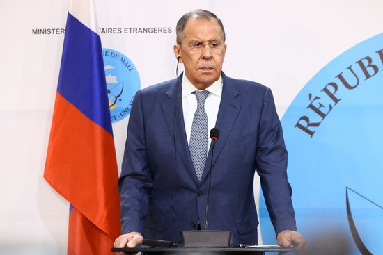 Визит главы МИД РФ С. Лаврова на Мали