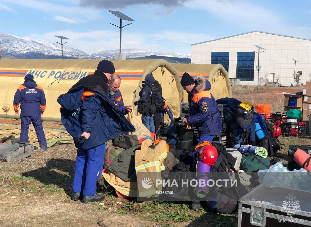 Ликвидация последствий землетрясения в Турции