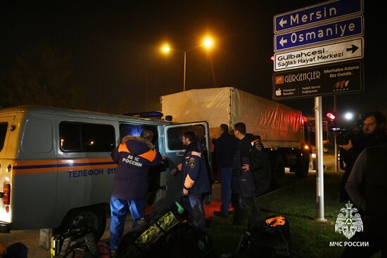 Ликвидация последствий землетрясения в Турции