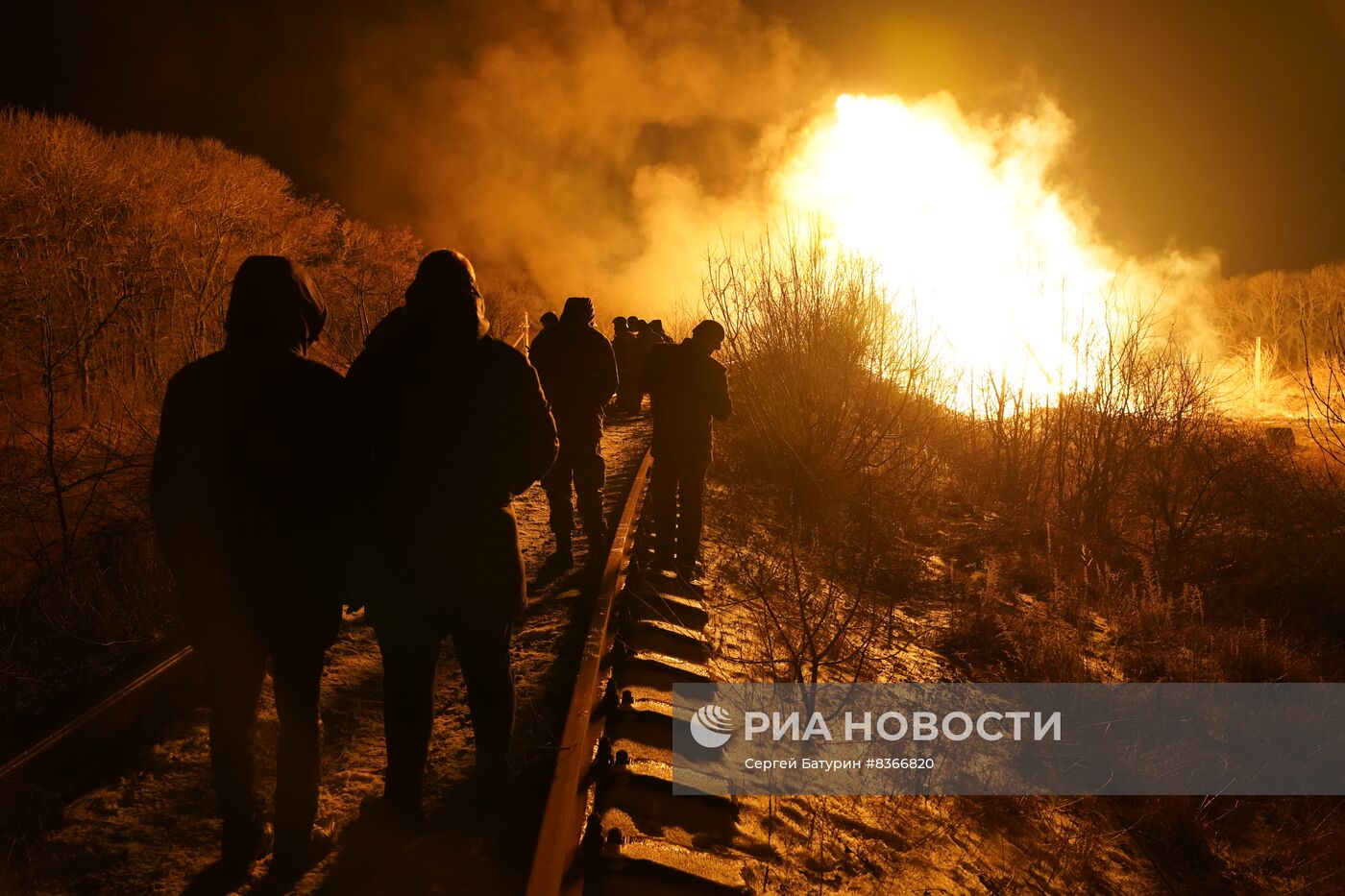 Взрыв газопровода в Макеевке