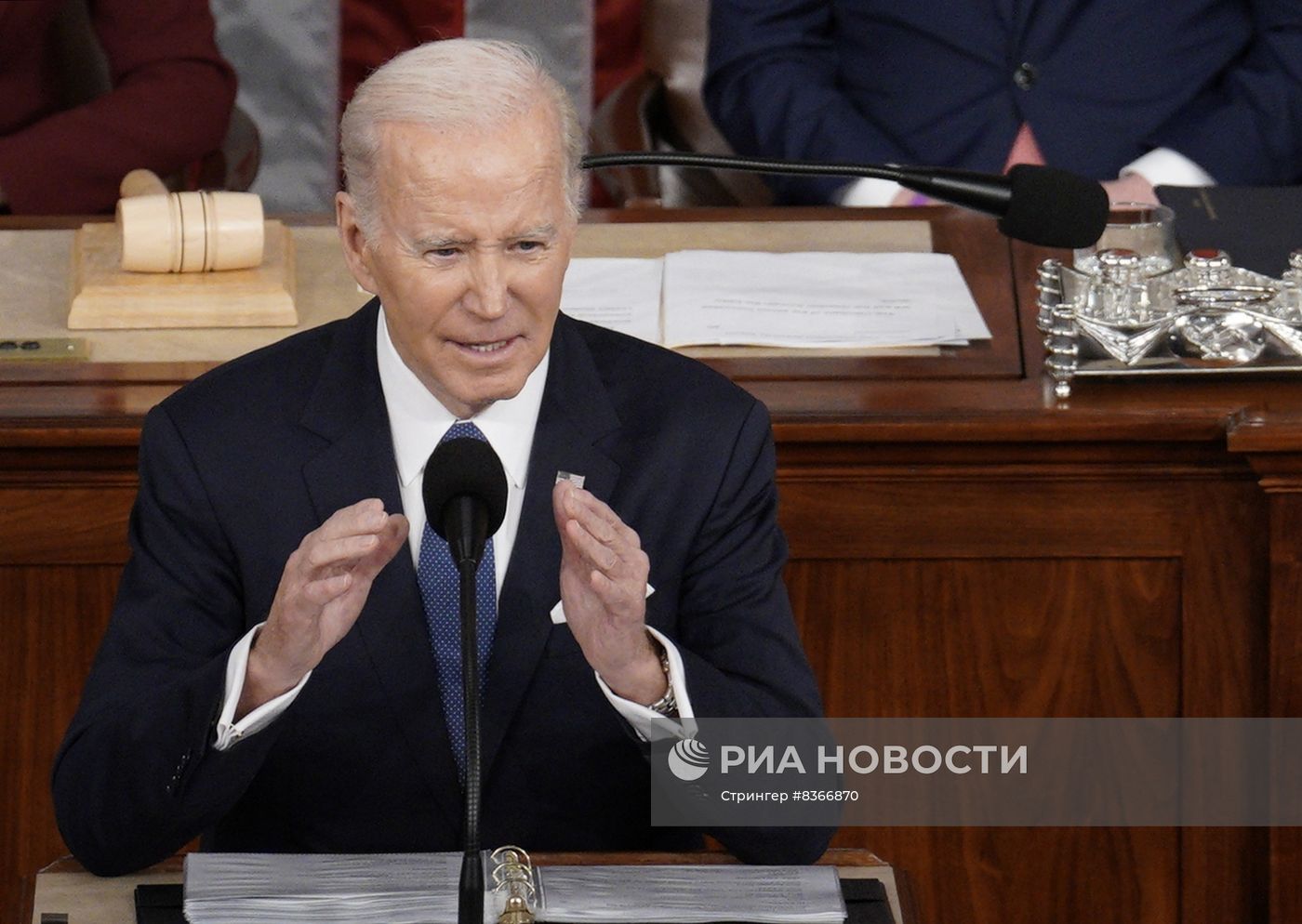 Ежегодное обращение президента США Байдена к конгрессу
