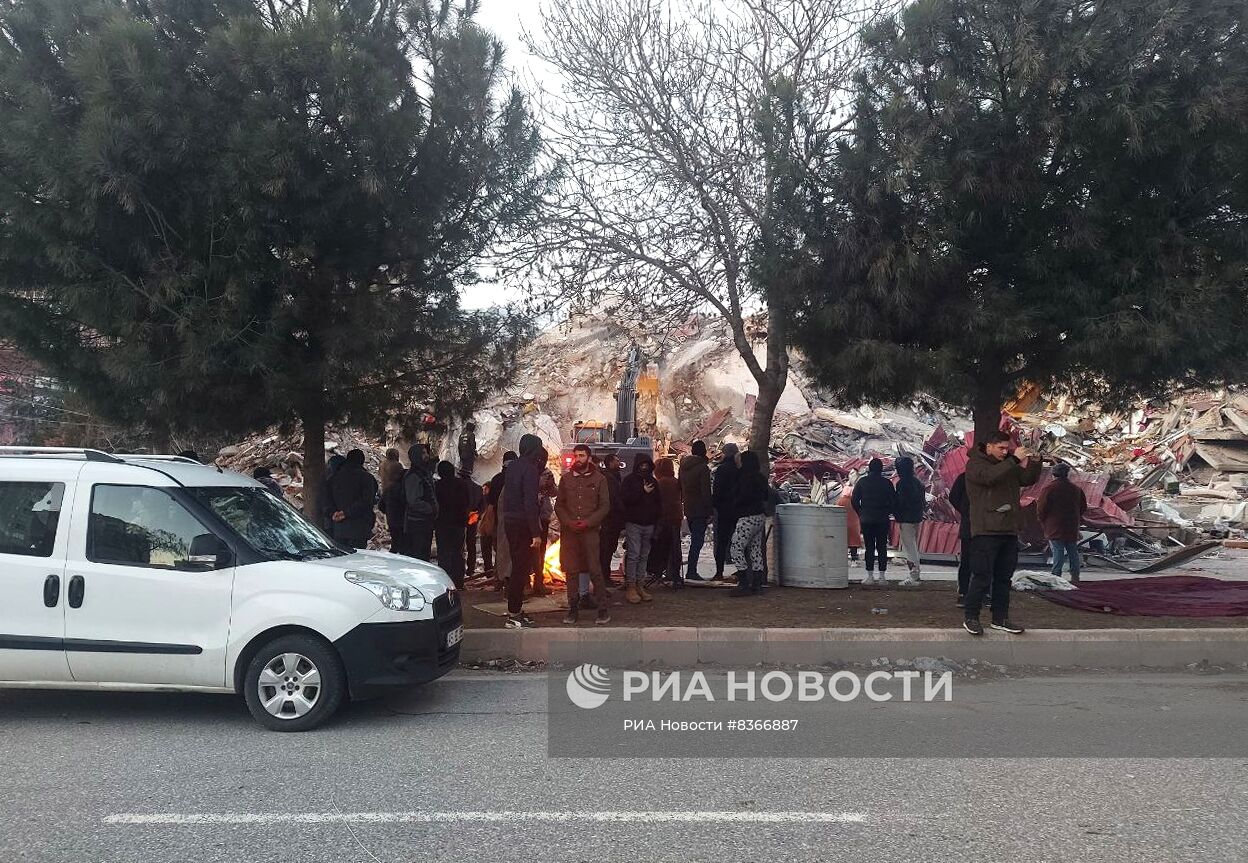 Ликвидация последствий землетрясения в Турции